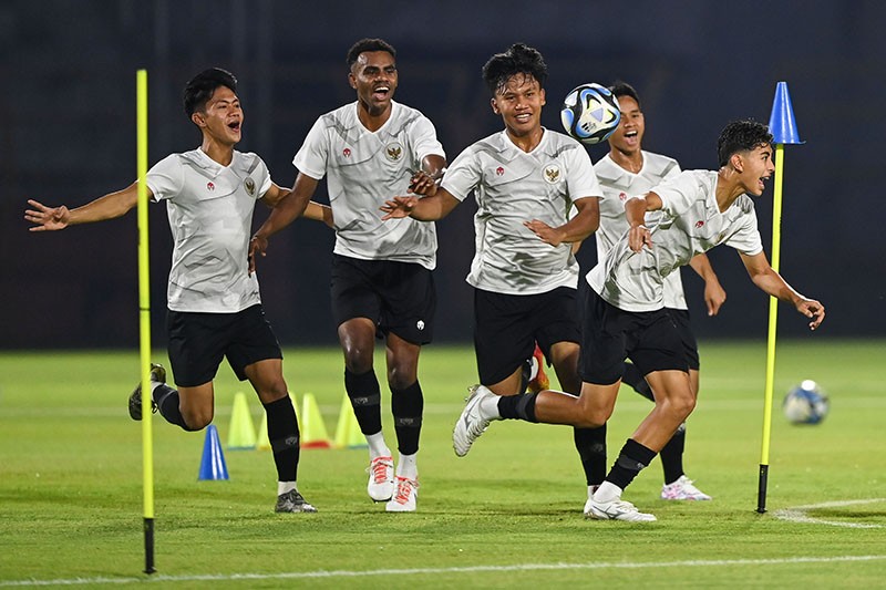 Latihan Timnas Indonesia U-17 Jelang Menghadapi Ekuador - Bagian 1