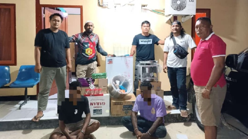 2 Pencuri Inventaris Dinas Pariwisata Supiori Papua Ditangkap