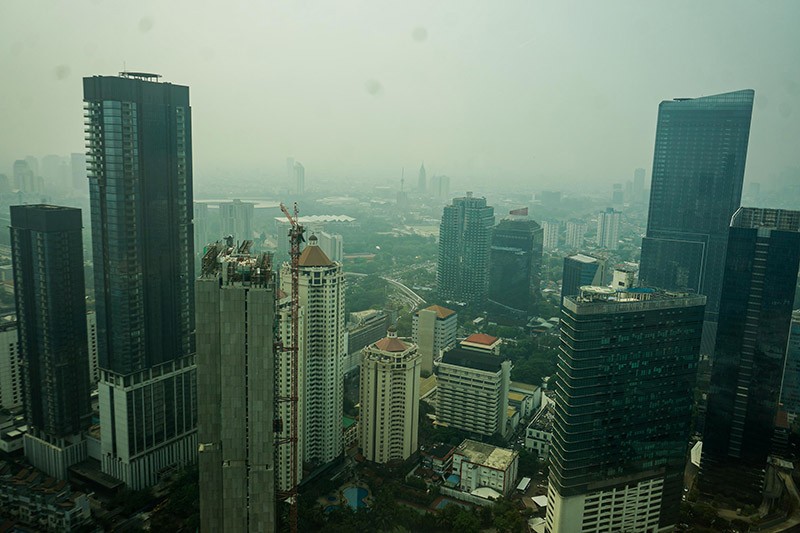 Potret Jakarta Masih Diselimuti Polusi Udara - Bagian 2