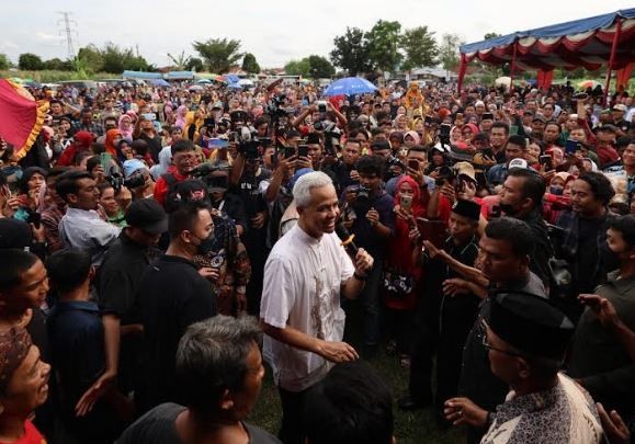 Ganjar Minta Relawan di Deliserdang Bersatu Lawan Pemecah Belah Bangsa
