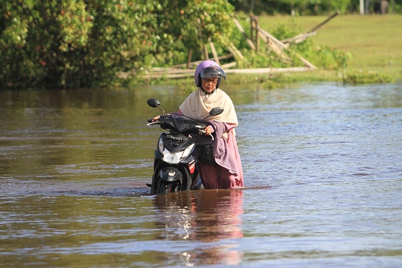 Banjir Aceh Barat Meluas, 10 Kecamatan Terendam - Bagian 1