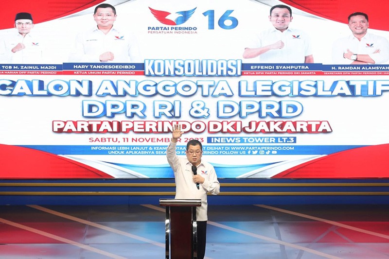 HT Optimistis Soal Kualitas Caleg Partai Perindo Jelang Masa Kampanye Pemilu - Bagian 2