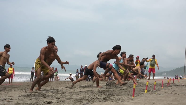 Palabuhanratu Lifeguard Tournament 2023 Sukabumi, Peserta dari Riau hingga Bali