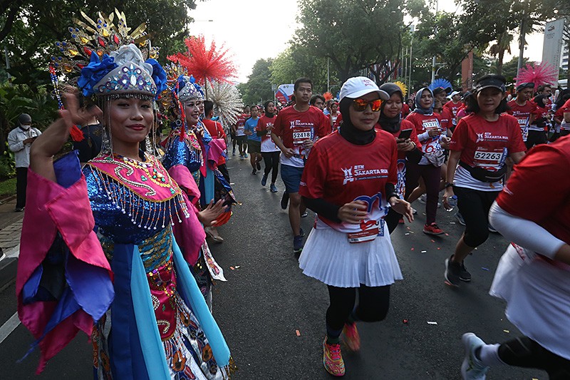 BTN Jakarta Run 2023 Diikuti 12.000 Pelari Sukses Digelar - Bagian 5