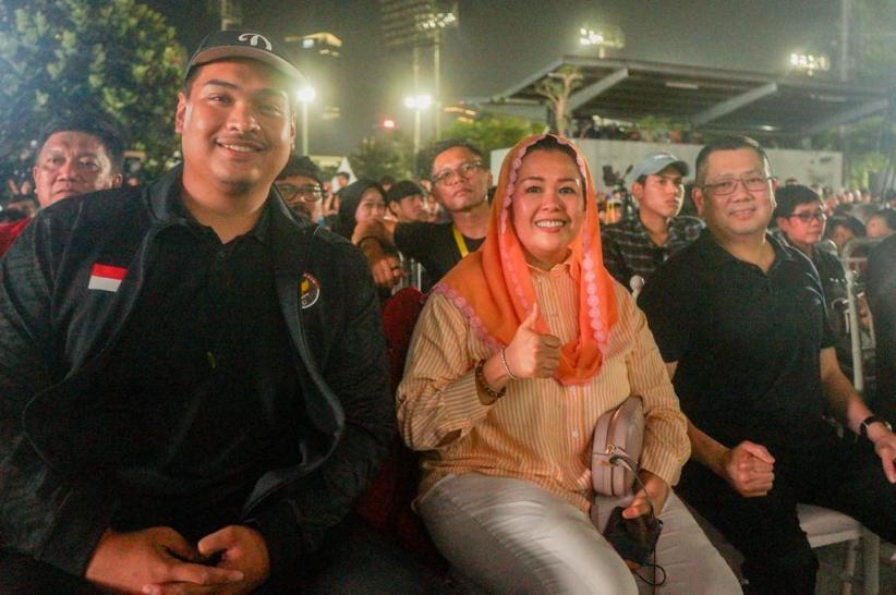 Momen Hary Tanoesoedibjo Nonton Final IFSC Asian Qualifier Jakarta 2023 - Bagian 1