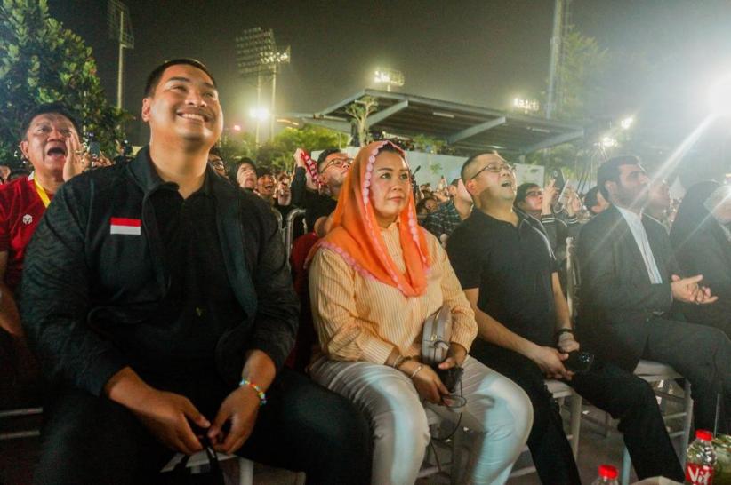 Momen Hary Tanoesoedibjo Nonton Final IFSC Asian Qualifier Jakarta 2023 - Bagian 2