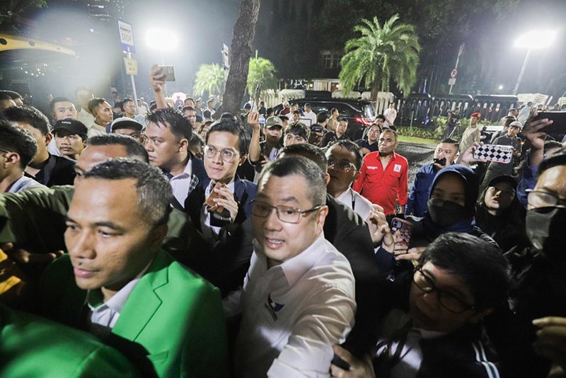 Para Ketum Parpol Pengusung Ganjar-Mahfud MD Tiba di KPU - Bagian 3