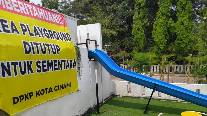 title Playground Alun-alun Cimahi Belum Dibuka Pascainsiden Anak Tersengat Listik, DPKP: Ada Perbaikan Playground Alun-alun Cimahi Belum Dibuka Pascainsiden Anak Tersengat Listik, DPKP: Ada Perbaikan