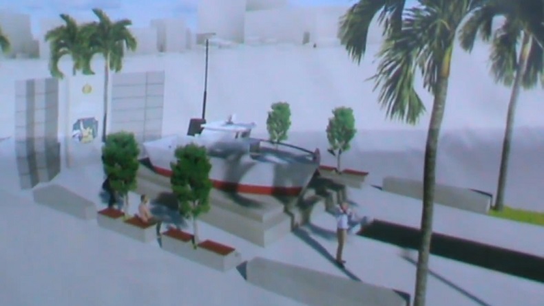 Palagan Batakan Tanah Laut Direvitalisasi, Kapal TNI AL Jadi Penghias Monumen