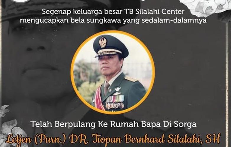 Profil Letjen TNI Purn TB Silalahi, Pernah Jadi Penasihat Khusus SBY