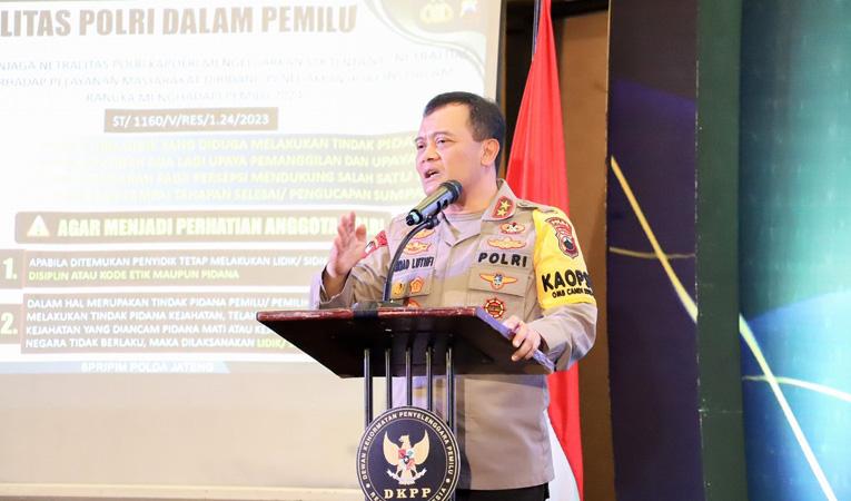 Pengamanan Pemilu: 22.328 Personel Disebar ke 117.299 Titik di Wilayah Jateng