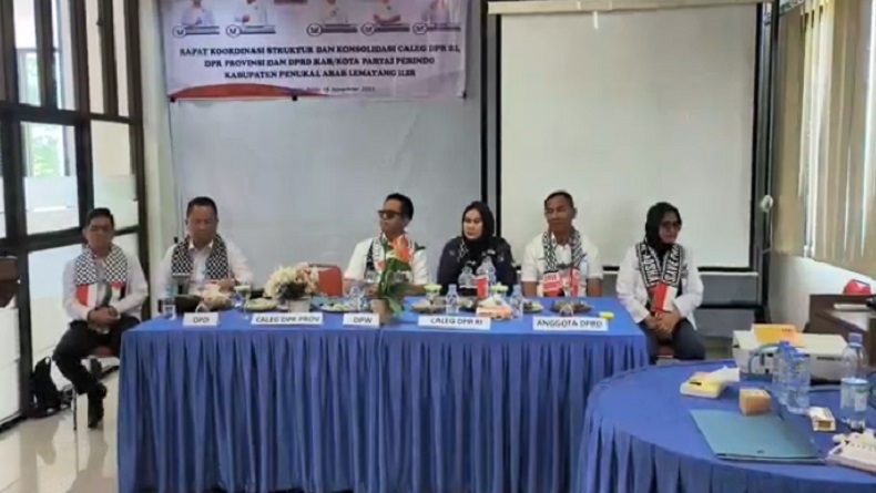 DPW Partai Perindo Sumsel Gelar Rakor di Pali, Cek Kesiapan Pemilu 2024