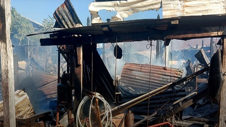 Kebakaran Rumah Penampungan Besi Tua di Nabire, 1 Orang Tewas