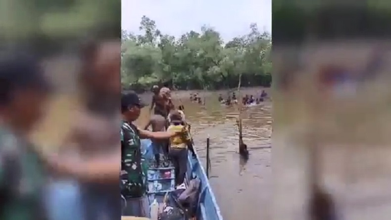 Tragis, Ibu Muda Hamil Tewas Diterkam Buaya di Mimika, Awalnya Izin Berenang