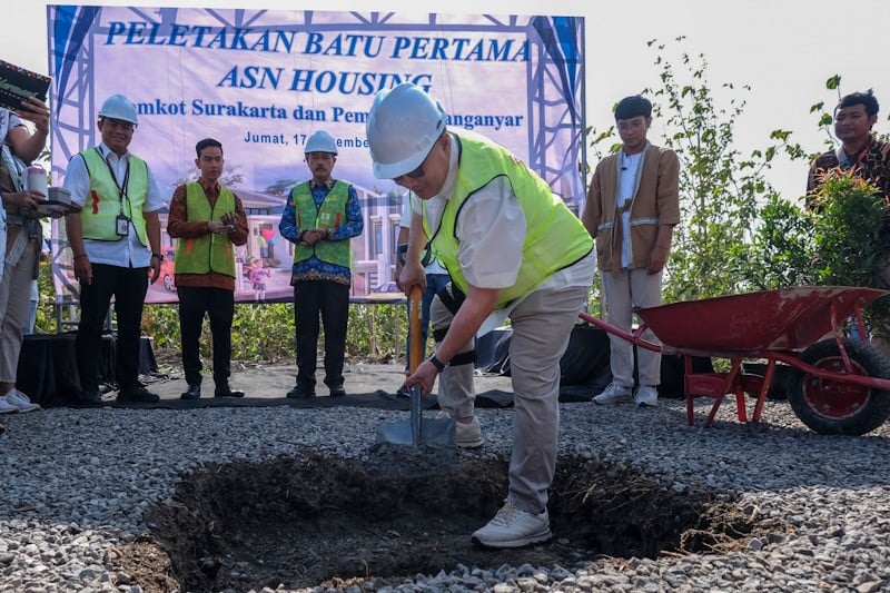 Peletakan Batu Pertama Pembangunan ASN Housing di Solo - Bagian 1