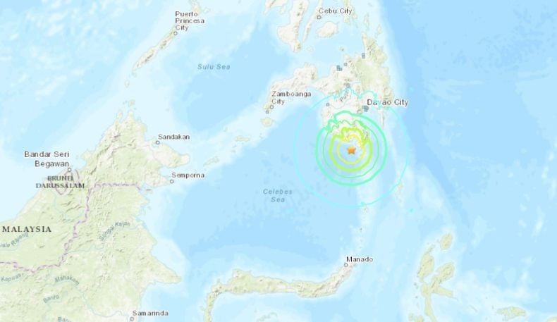 Gempa Magnitudo 6 9 Guncang Filipina Tak Ada Peringatan Tsunami