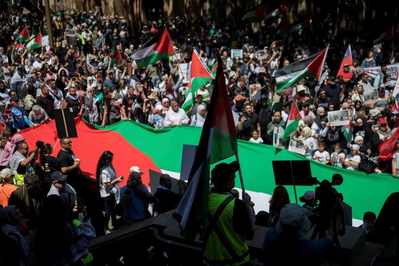 Aksi Bela Palestina di Australia Diikuti Puluhan Ribu Peserta, Aksi Pro-Israel Cuma 200-an Orang