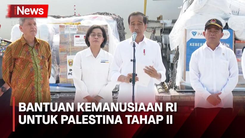 Kirim 2 Pesawat Bawa Bantuan, Jokowi: Indonesia Terus Dukung Perjuangan ...