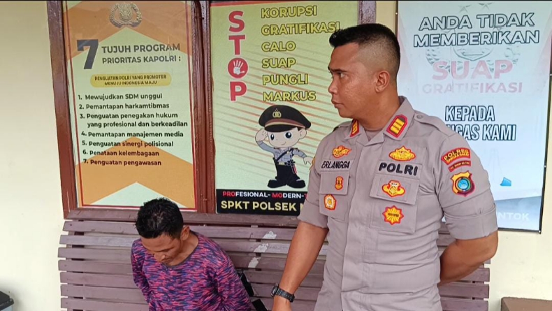 Aksi Pencurian Jeriken BBM di Mentok Terekam CCTV, Pelaku Diamankan Polisi