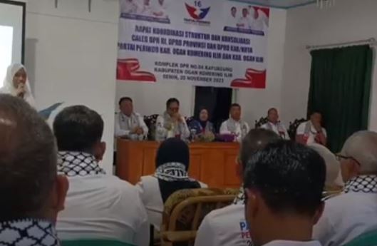 DPW Partai Perindo Sumsel Gelar Konsolidasi Caleg dan Rekrutmen Saksi Pemilu 2024