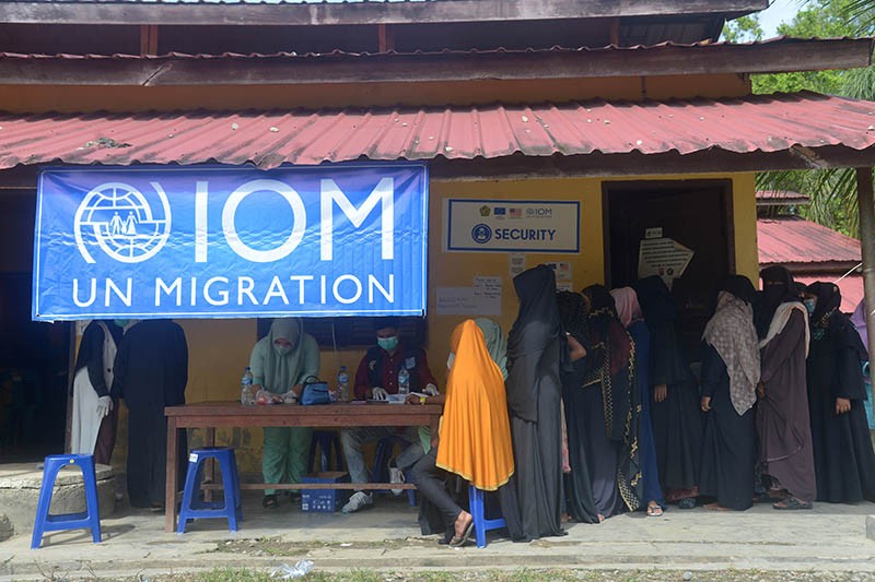 Penampakan Kamp Pengungsi Rohingya di Pidie Kelebihan Kapasitas - Bagian 1