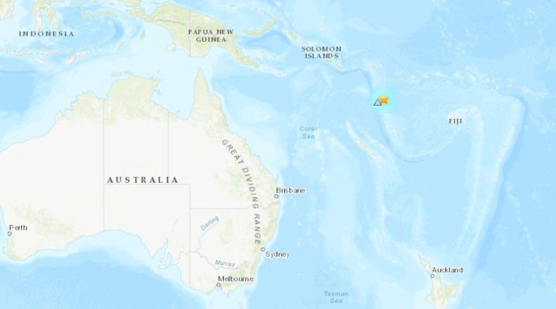 Gempa Magnitudo 6,7 Guncang Vanuatu