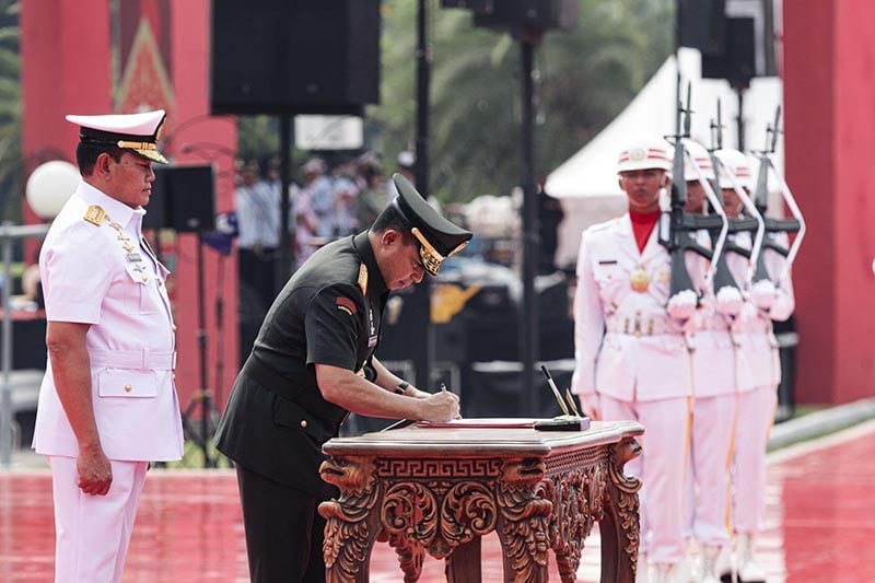 Laksamana Yudo Margono Serahkan Jabatan Panglima TNI kepada Jenderal Agus Subiyanto - Bagian 3