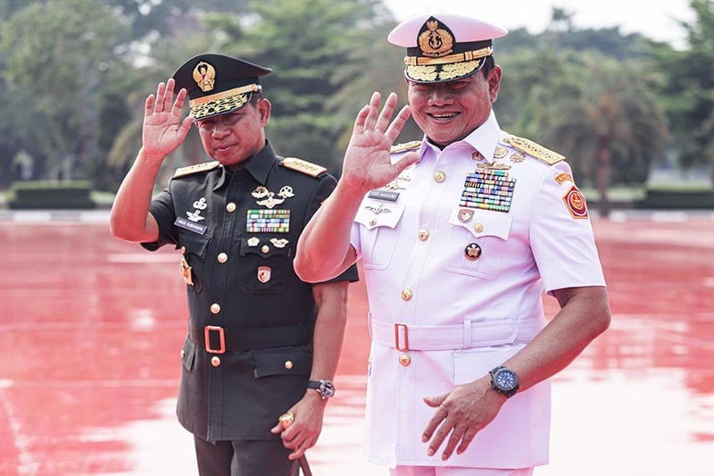 Laksamana Yudo Margono Serahkan Jabatan Panglima TNI kepada Jenderal Agus Subiyanto - Bagian 2