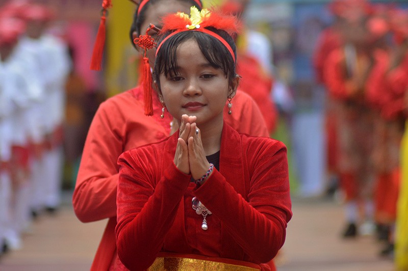 Kompaknya Ratusan Siswa SMPN 27 Tampil Luwes Menari Gambang Semarang - Bagian 4