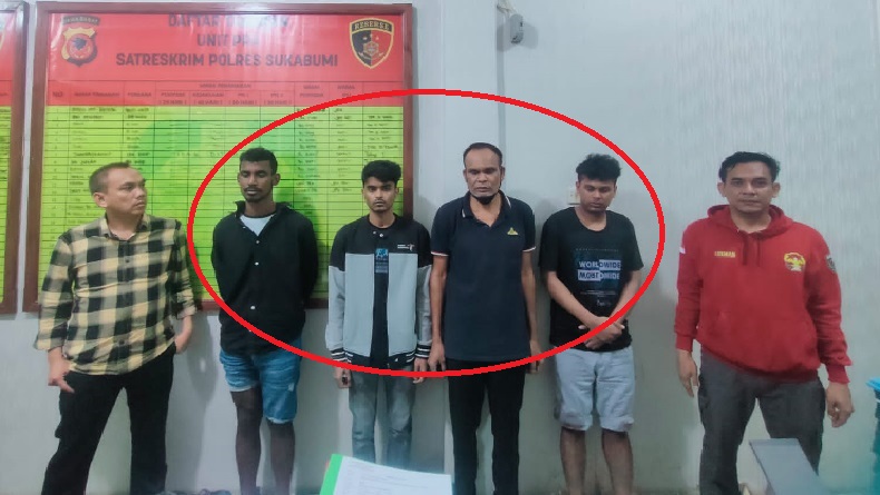 4 Warga Bangladesh Hendak Diselundukan ke Australia Ditangkap di Palabuhanratu Sukabumi