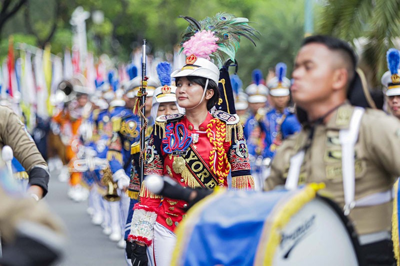Parade Defile Meriahkan Deklarasi Kampanye Damai Pemilu 2024 - Bagian 5