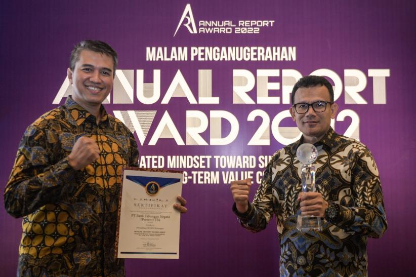Sajikan Laporan Keuangan Terbaik, Bank BTN Raih Juara 1 Annual Report Award 2022 - Bagian 1
