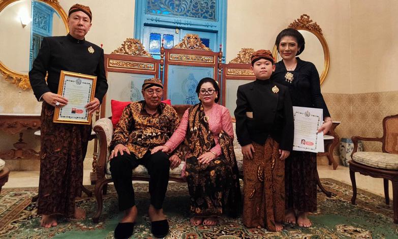 Anggota Tim Ahli Wantimpres Dapat Gelar Kanjeng Pangeran Aryo dari Keraton Solo