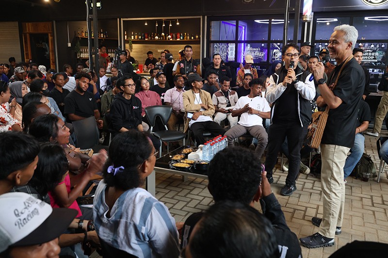 Milenial Merauke Ngobrol Bareng Ganjar, Antusias Gabung Tim Pemenangan Muda - Bagian 1