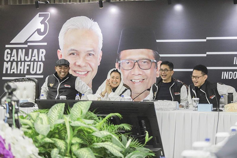Suasana Nobar Kampanye Perdana Ganjar-Mahfud di Sabang dan Merauke - Bagian 3