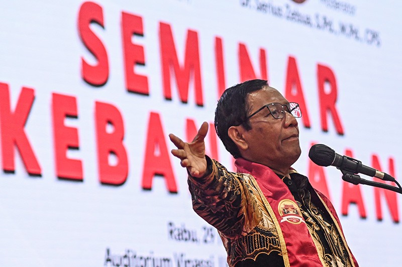 Cawapres Mahfud MD Berikan Wawasan Kebangsaan kepada Mahasiswa UBD Tangerang - Bagian 2