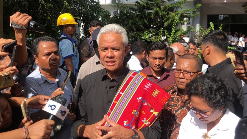 Dialog dengan Uskup Agung Kupang, Ganjar Pranowo Minta Masukan Program Pembangunan