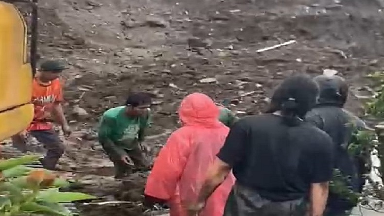 Longsor di Magelang Timpa Gubuk, 1 Orang Tewas 1 Luka Berat