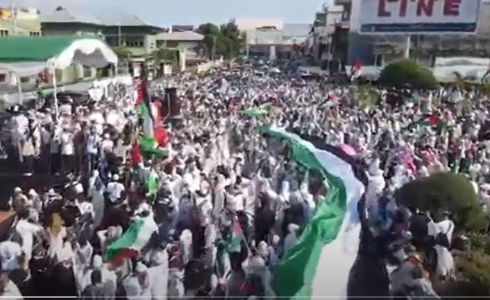 Aksi Bela Palestina di Ternate Maluku Utara Kumpulkan Donasi hingga Rp1 Miliar