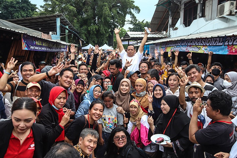 Momen Bahagia Anak-Anak Disabilitas bersama Siti Atikoh di Bumi Pospera Jatinegara - Bagian 7