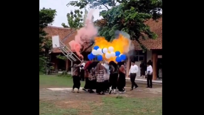 Kejadian Lagi, Balon Gas Meledak saat Akan Diterbangkan gegara Tali Dipotong Pakai Korek Api