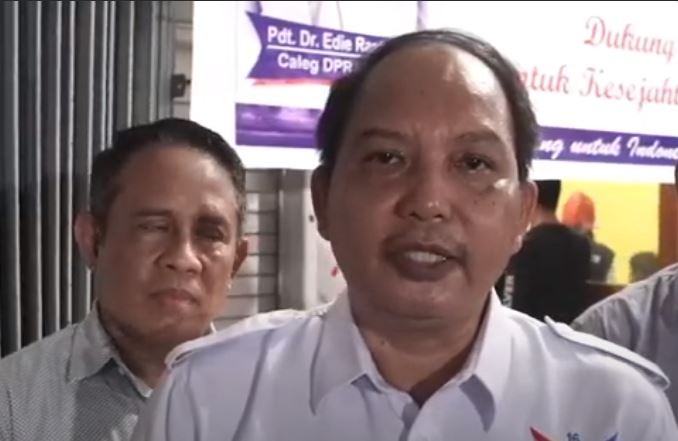 Dirikan Posko Pemenangan, Caleg Partai Perindo Eranta-Mapan Target Raih Kursi DPR RI