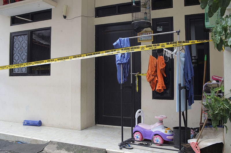 Suasana Kontrakan TKP Pembunuhan 4 Anak, Ada Pakaian Dijemur dan Mainan - Bagian 4