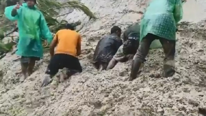 Longsor di Taput, Ibu dan Anak Balitanya Tewas Tertimbun