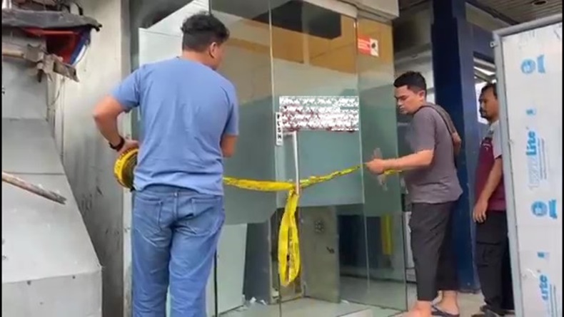 Pencuri Bobol Mesin ATM di Sukabumi, Uang Ratusan Juta Gagal Digasak