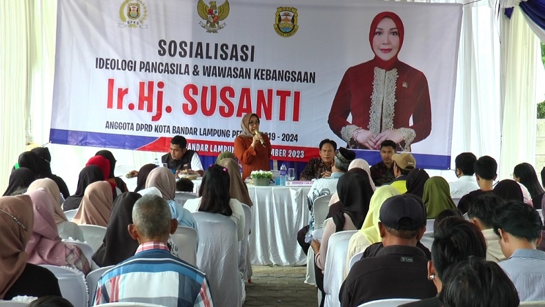 Sosialisasi Ideologi Pancasila, Anggota DPRD Partai Perindo Ajak Warga Tambah Wawasan Kebangsaan