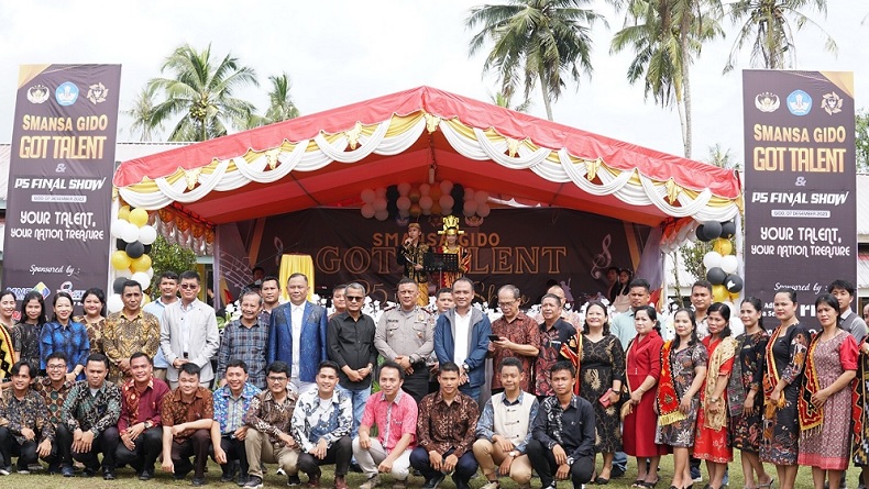 Caleg Perindo Leader DS Daeli: SMANSA Gido Got Talent Jadi Wadah Kreativitas Siswa di Nias