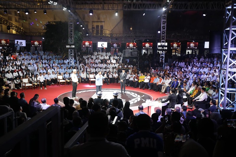 Ekspresi 3 Capres Debat Perdana - Bagian 3