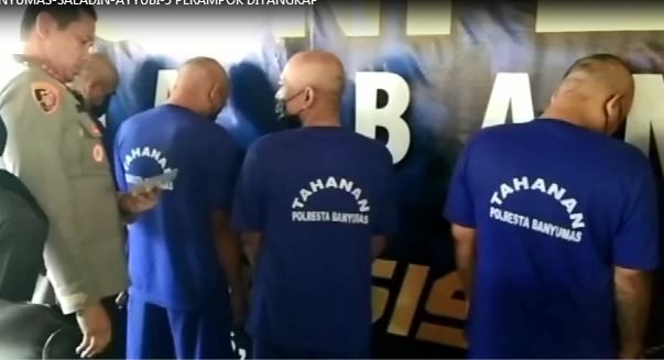 5 Perampok Kantor Ekspedisi Banyumas Ditangkap di Kendal, Polisi sempat Umbar Tembakan