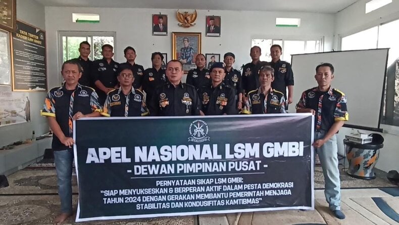 LSM GMBI Dukung Pemilu 2024 Damai, Siap Jaga Keamanan dan Kondusivitas